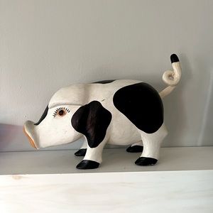 Country cow pig